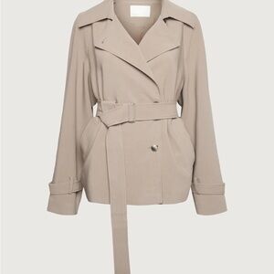 OAK + FORT Beige Trench Coat
